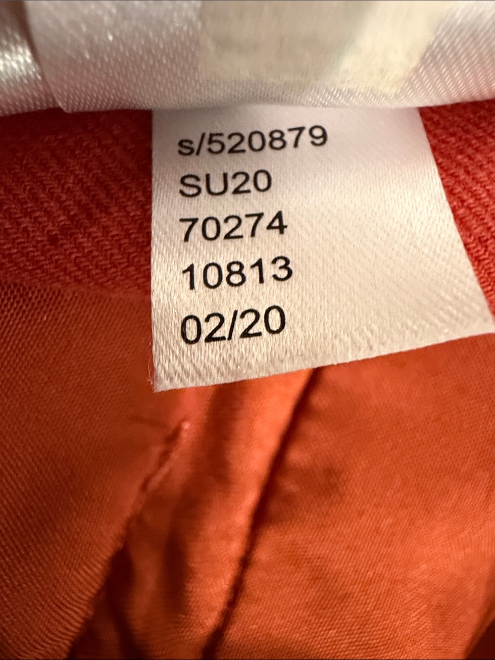 Ann Taylor Brick Red Wide Leg Crop Pants Size 6 Terracotta Stretch Cotton - Picture 7 of 7